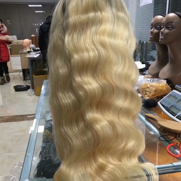 1B/613 Body Wave Virgin Hair Full Lave Wig - Picture 4 of 4